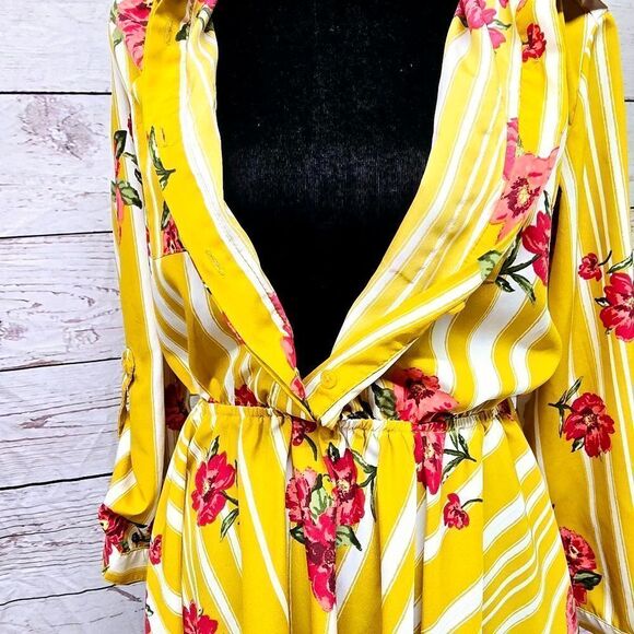 Cute yellow casual dress for women - Picture 7 of 7